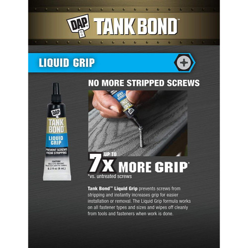 DAP 00177  Tank Bond Liquid Grip  0.2 oz Clear Image 2