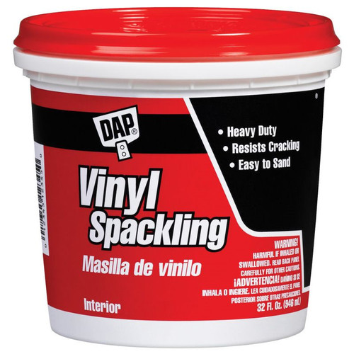DAP 12132  Vinyl Spackling (RTU) - White Quart Image 0