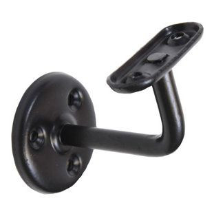 GatePro 1800753  3" Outdoor Handrail Bracket - Black Finish Image 0