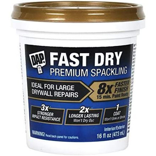 DAP 18440  Fast Dry Off White Spackle Pint Image 0