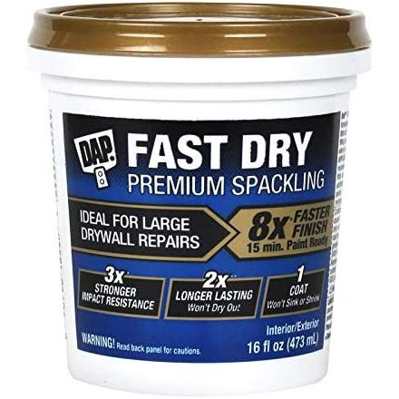 DAP 18440  Fast Dry Off White Spackle Pint Image 0