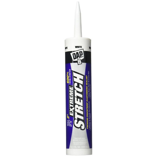 DAP 18715  Extreme Stretch Sealant -  White 10.1-oz  Cartridge Image 0
