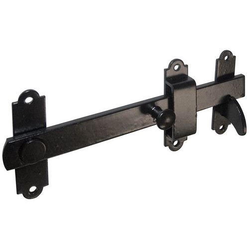 GatePro 5230023  Heavy Duty Suffolk Style Gate Latch - Black Finish Image 2