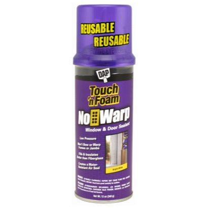 DAP 04000  Touch'N Foam No Warp Window and Door Foam Sealant - Bright White 12-oz (7565004000) Image 0