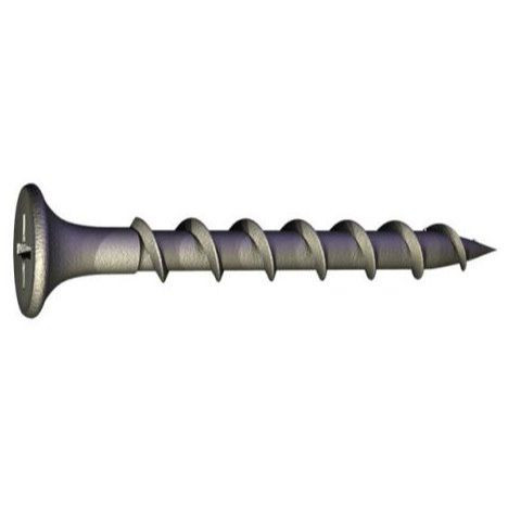 Grabber 1100RG  #8 x 3" General Purpose Exterior Wood Screws Coarse Thread with GrabberGard - 2000 per Box Image 0