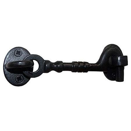 GatePro 5591003  4" Antique Cabin Hook - Dull Black Finish Image 0