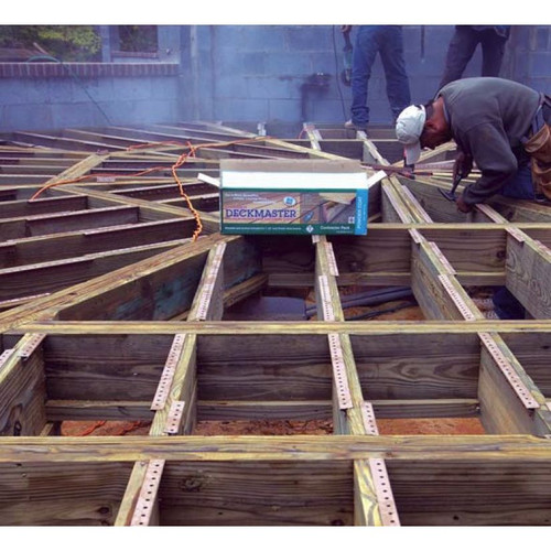 Grabber DMP175-10  Deckmaster Hidden Deck Bracket System Brown Powder Coat Brackets and Screws for 1-1/2" and Thicker Deck Boards - 10 Bracket Pack Image 3 Grabber DMP175-10  Deckmaster Hidden Deck Bracket System Brown Powder Coat Brackets and Screws for 1-1/2" and Thicker Deck Boards - 10 Bracket Pack Image 3