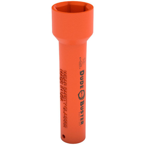 Dude Tools NB118   Nut Buster Socket 1-11/16" High Impact Deep Socket with 1/2" Drive and 7" Bolt travel Length (for 1-1/8" bolt or stud) Image 0