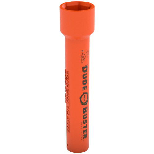 Dude Tools NB34   Nut Buster Socket 1-1/8" High Impact Deep Socket with 1/2" Drive and 7" Bolt travel Length (for 3/4" bolt or stud) Image 0