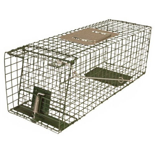 Intruder 24200  Relocator Live Trap - Small Assembled Easy Set & Release with Bayonet Latch  18-1/2" x 5" x 5" Image 0