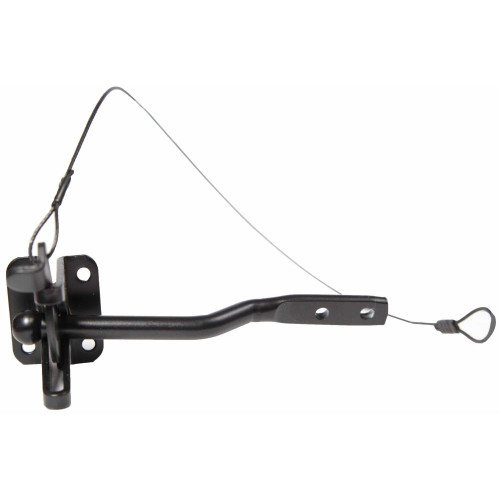 GatePro 6011013  2" Auto Gate Latch with Release Cable - Black Finish Image 0