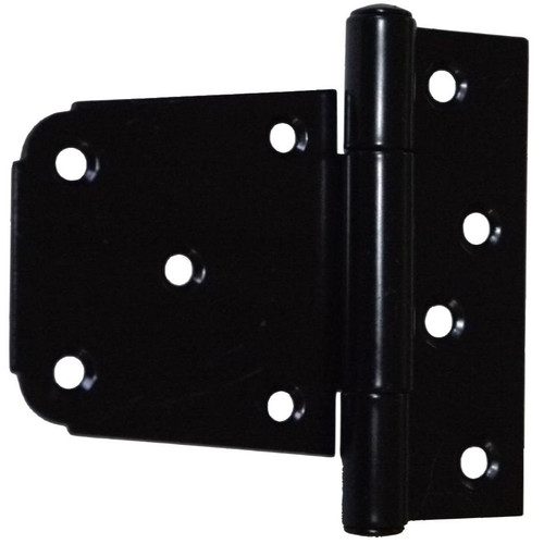 GatePro 6020013  3-1/2" Offset Gate Hinge - Black Finish Image 0