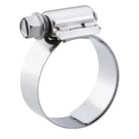 Breeze 9224  Aero-Seal Liner Clamps with Plated Screw Effective Diameter Range: 1-1/16" - 2" (27mm - 51mm) 10 Clamps per Box Image 0