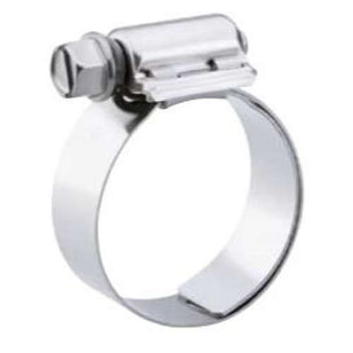 Breeze 9236  Aero-Seal Liner Clamps with Plated Screw Effective Diameter Range: 1-13/16" - 2-3/4" (46mm - 70mm) 10 Clamps per Box Image 0