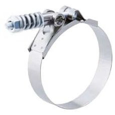 Breeze B9226-0413  Standard Duty Spring Loaded T-Bolt Clamp Effective Diameter Range: 4.13" - 4.44" (104.8mm - 112.7mm)  Image 0
