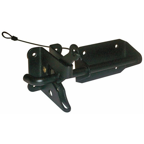 GatePro 6021103  3" Heavy Duty Auto Gate Latch with Release Cable - Black Finish Image 0