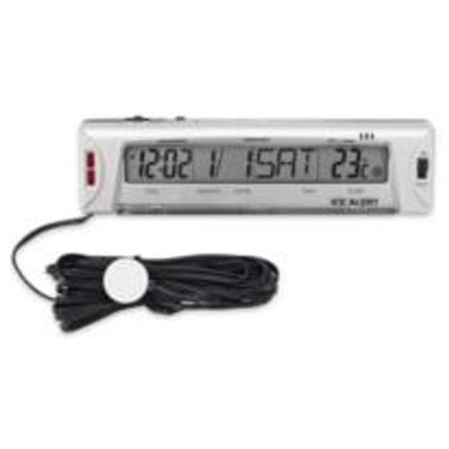 Bell Automotive 28012  Indoor Outdoor Clock and Thermometer With Ice Alert Image 0