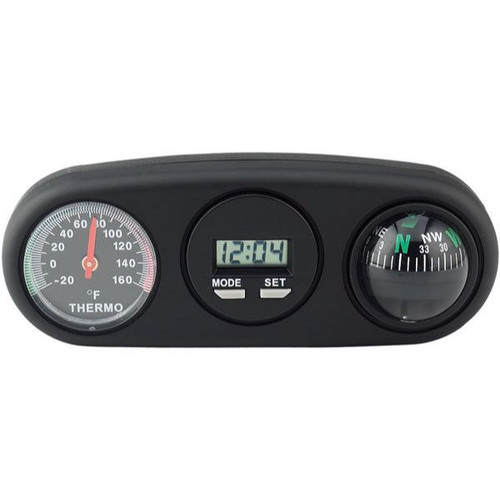 Bell Automotive 34204  Combo Clock, Compass & Thermometer Image 1