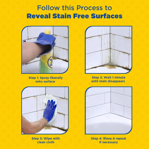 Zep Commercial ZUMILDEW32  Mold & Mildew Stain Remover - 32-oz Bottle Image 6
