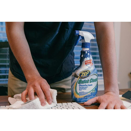 Zep Commercial ZUQCD32  Quick Clean Disinfectant - 32 fl oz Image 2