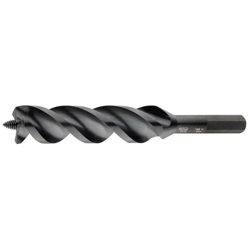 WoodOwl 03703  3/8" x 7-1/2" Tri-Cut Nail Chipper Ship Auger Bit  Image 0