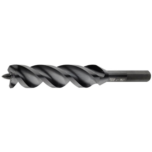 WoodOwl 03713  1" x 7-1/2" Tri-Cut Nail Chipper Ship Auger Bit  Image 0