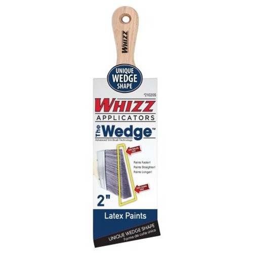 Whizz 21020S   2" Wedge Poly Applicator Shorty Brush Image 0