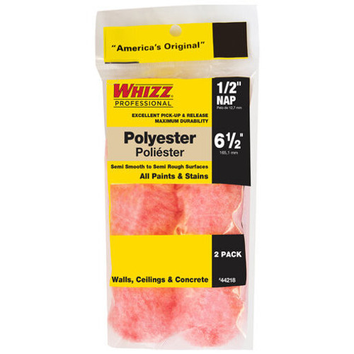 Whizz 44218   Pink Knit 6.5" x 1/2" Roller Cover  Image 0