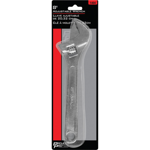 Performance Tool 1404  8 Inch Adjustable Wrench Image 1