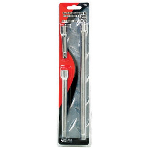 Performance Tool 1408  3 Piece 3/8 Inch Drive Extension Set (3",6",10") Image 1 Performance Tool 1408  3 Piece 3/8 Inch Drive Extension Set (3",6",10") Image 1