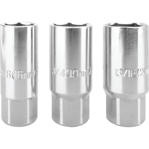 Performance Tool 1410  3 Piece 3/8 Inch Drive Spark Plug Socket Set Image 0