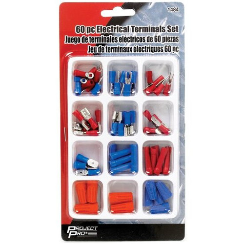 Performance Tool 1484  60 Piece Electrical Terminals Set Image 1 Performance Tool 1484  60 Piece Electrical Terminals Set Image 1