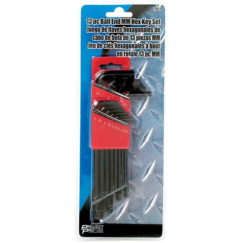 Performance Tool 1901  13 Piece Ball End Metric Hex Key Set Image 1