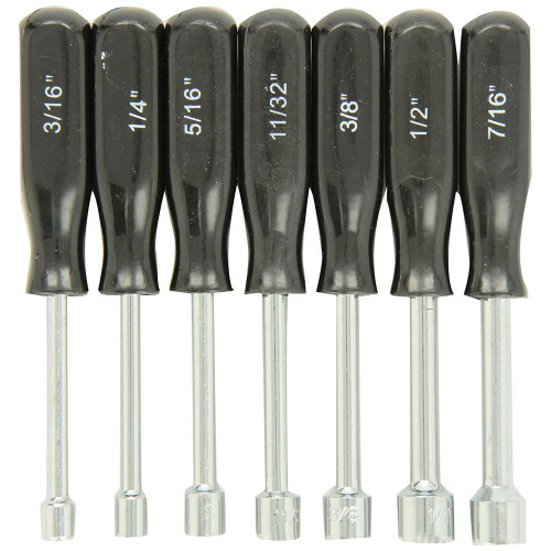 Performance Tool 1910  7 Piece SAE Nut Driver Set - 3/16 to 1/2" Image 2
