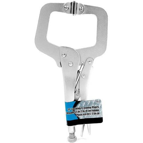 Performance Tool 1913  11 Inch Locking C-Clamp Pliers Image 1