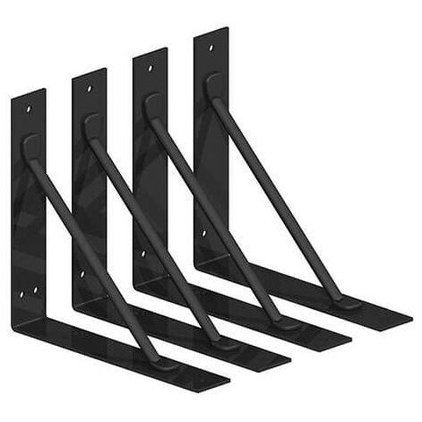 GatePro 7050003  25" - 72" Gate Anti-Sag Building Kit - Black Finish Image 2
