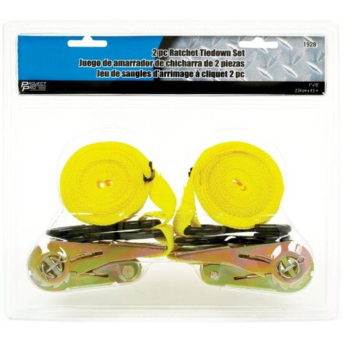 Performance Tool 1928  2 Piece Ratchet Tiedown Set Image 1