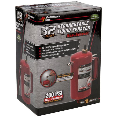 Performance Tool M715  32-oz Rechargeable Non-Aerosol Liquid Sprayer Image 1