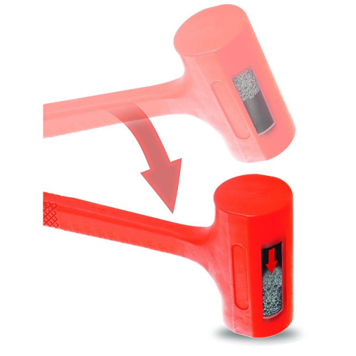 Performance Tool M7248  48-oz Hi-Viz Dead Blow Hammer Image 2