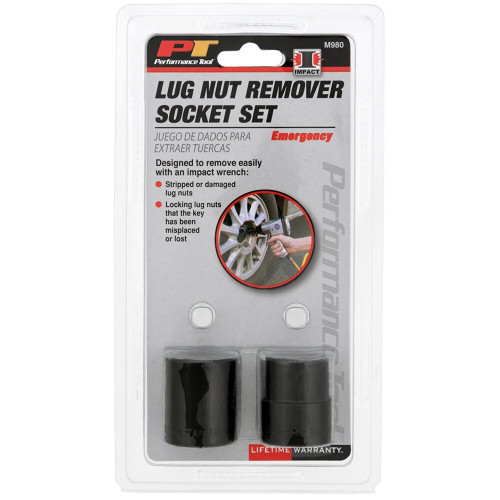 Performance Tool M980  Emergency Lug Nut Removal Set Image 1 Performance Tool M980  Emergency Lug Nut Removal Set Image 1