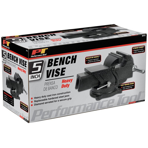 Performance Tool MV5  5" Machinist Bench Vise Image 1