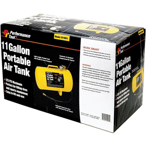 Performance Tool W10011  11 Gallon Portable Air Tank Image 1