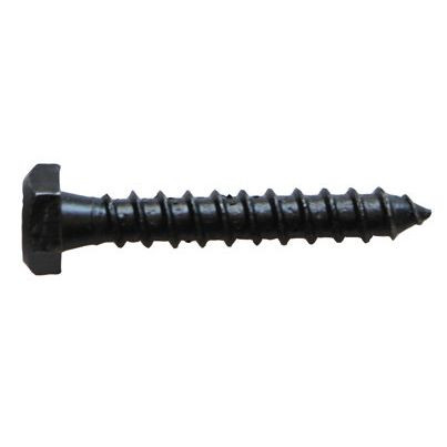 GatePro R060503  1/4" x 2" Hex Screw with Black Finish - 18 per Package Image 0