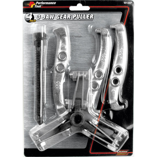 Performance Tool W136P  4" 3-Jaw Gear Puller Image 2