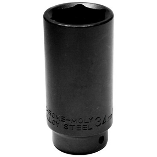 Performance Tool W156  34mm 6 Point Front Wheel Drive Axle Nut Socket - 1/2" Drive Compatible with GM Image 0 Performance Tool W156  34mm 6 Point Front Wheel Drive Axle Nut Socket - 1/2" Drive Compatible with GM Image 0