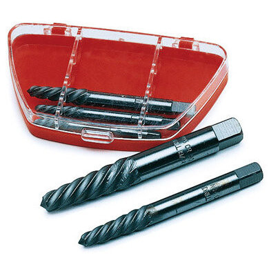 Performance Tool W2966  5 Piece Heavy Duty Screw Extractor Set with Case Image 0