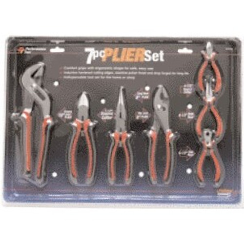 Performance Tool W30759  7 Piece Cushion Grip Pliers Set Image 1 Performance Tool W30759  7 Piece Cushion Grip Pliers Set Image 1