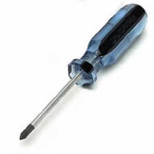 Performance Tool W30961  #1 Phillips x 3" Shaft Screwdriver Clear Handled Image 0