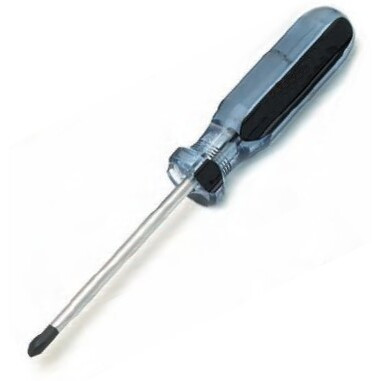 Performance Tool W30963  #2 Phillips x 4" Shaft Screwdriver Clear Handled Image 0