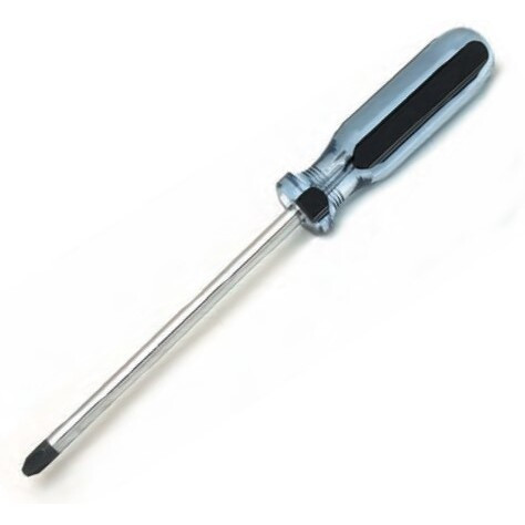 Performance Tool W30968  #3 Phillips x 6" Shaft Screwdriver Clear Handled Image 0